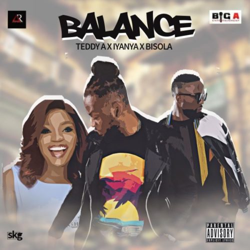 Teddy A ft. Iyanya & Bisola – Balance Artwork