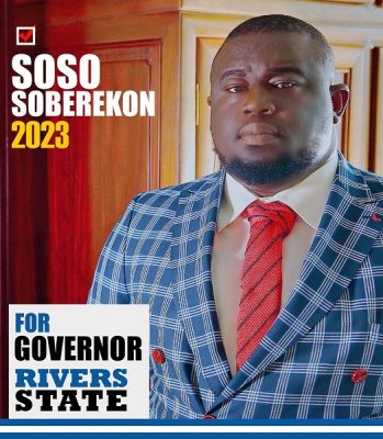 Music Executive, Soso Soberekon to run for Rivers State Governor in 2023