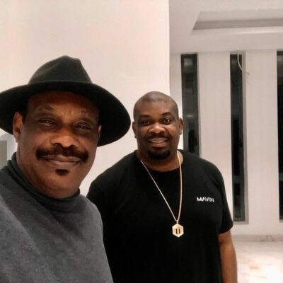 Don Jazzy and his father celebrate birthday in style