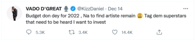 Kizz Daniel Hints On Signing A New Artist