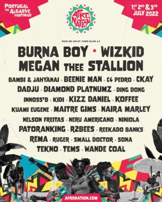 Wizkid, Burna Boy, Chris Brown, Megan Thee Stallion, Others To Perform at AfroNation 2022