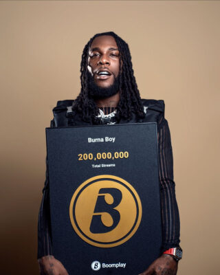 Burna Boy Is Indeed The African Giant, As He Becomes The Most Streamed African Artist On Boomplay
