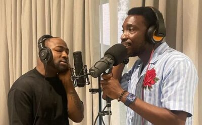 Davido And Timi DakoloSpotted In The Studio,Teases A New Song