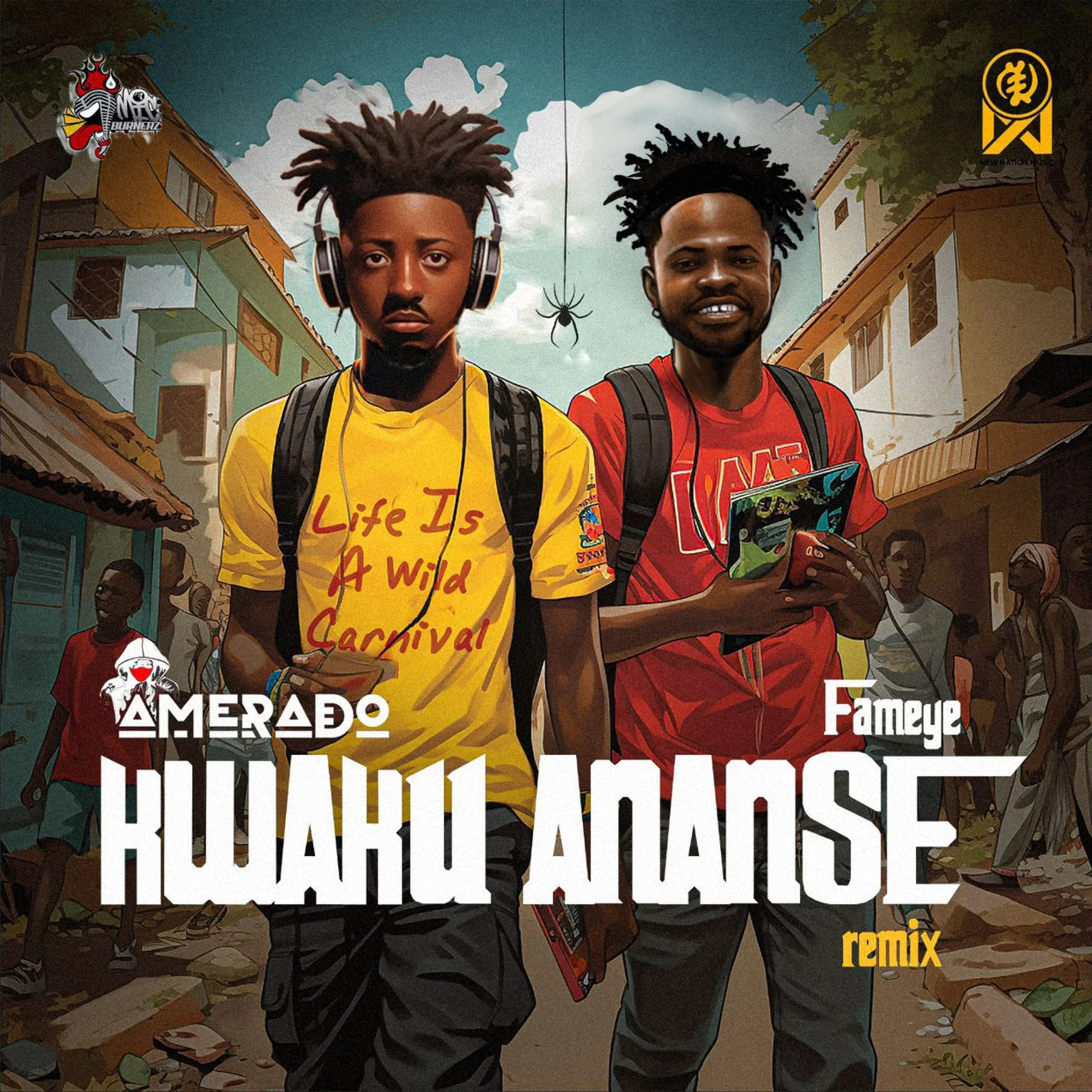 Amerado ft. Fameye – Kwaku Ananse (Remix)